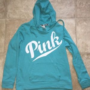 Teal hoodie by PINK